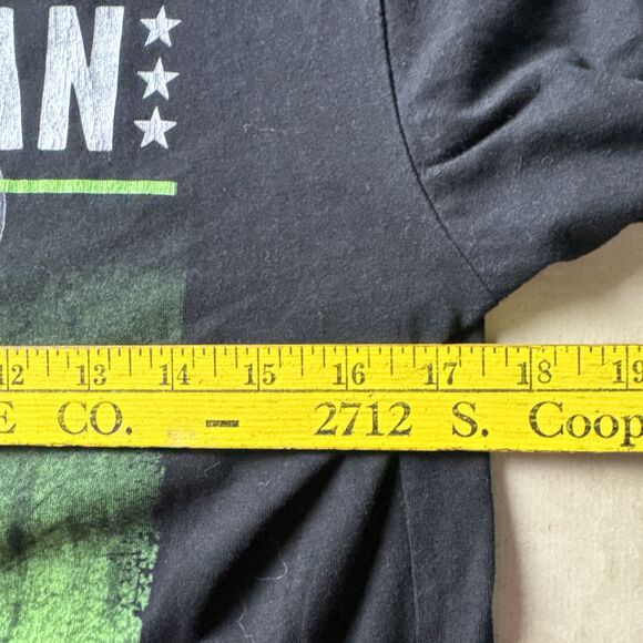 Ed Sheeran 2015 Tour T-Shirt Black Green Concert Tee Size Medium Music Merch - Picture 3 of 8